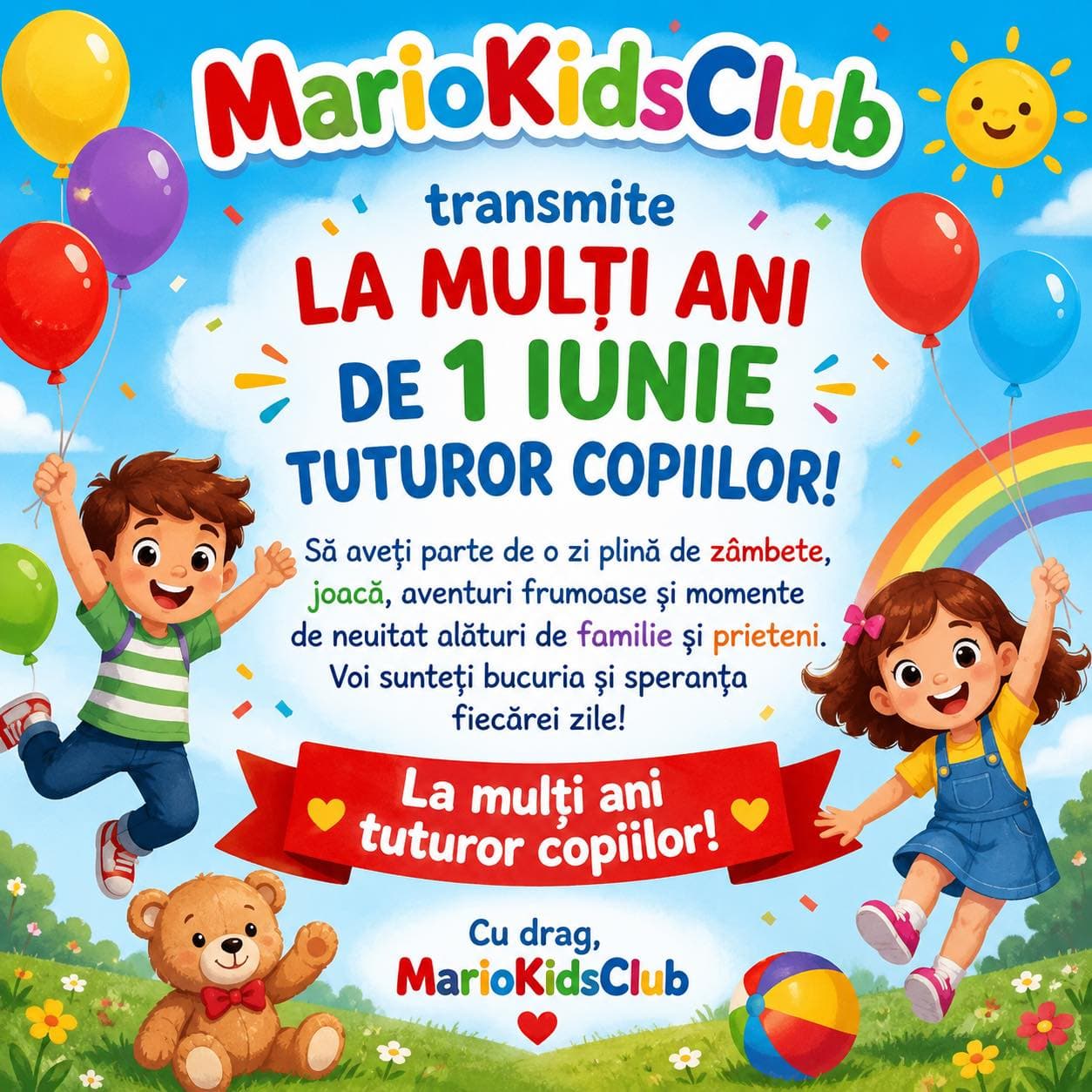 Copii la activitate la MarioKids Club Botoșani